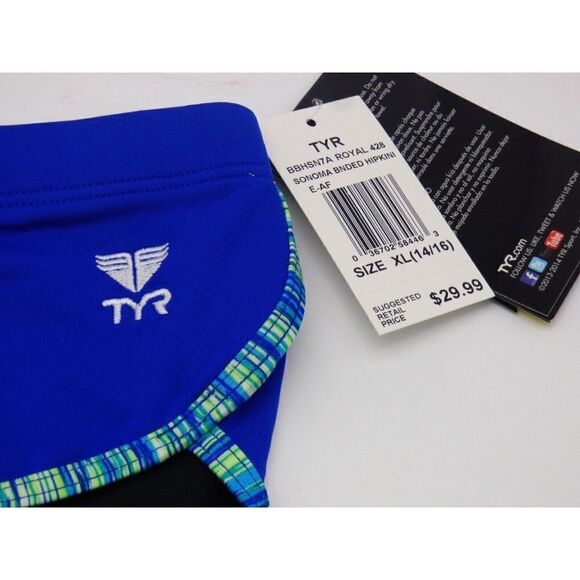 TYR Sport Women's Sonoma Binded Hipkin Bottoms, Royal, XL - Picture 5 of 8